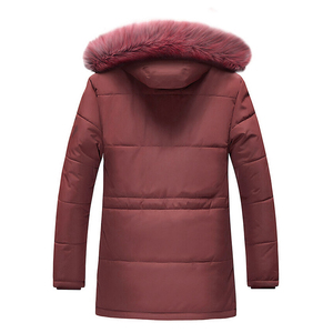 Veste parka d'hiver personnalisée pour hommes nouvelle mode de haute qualité options de tailles plus matériau de remplissage en coton réversible chaud imperméable - Product Image 5