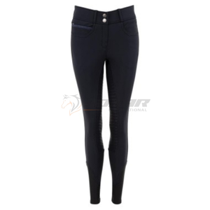 Pantalons d'équitation élégants pour femmes, confortables, respirants, en tissu extensible, pantalons d'équitation personnalisés - Product Image 1