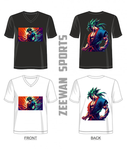 Camiseta Deportiva Casual de Talla Grande, Sublimada, Transpirable, 100% Algodón, Diseño Sólido, MOQ Bajo, Superventas - Product Image 1