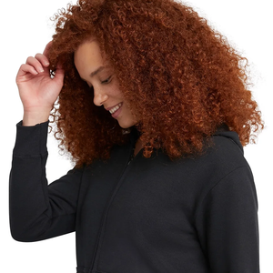 Sweat à capuche pull de sport pour femmes noir sweat à capuche avec impression bouffante personnalisée Streetwear de qualité luxueuse lourde pour l'hiver - Product Image 5