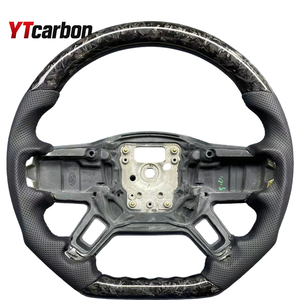 Volante de Fibra de Carbono YTcarbon con Luces LED para Defender 20-24, con Levas de Cambio Personalizables y Calefacción, Modificación para Automóvil - Product Image 3