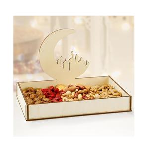 Centro de Mesa Decorativo de Madera con Forma de Luna para Ramadán, Eid Mubarak, Acción de Gracias, Duradero y Reutilizable para el Hogar - Product Image 6