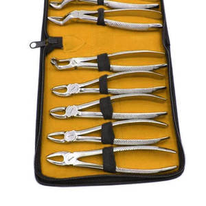 Juego de 10 Uds. De instrumentos quirúrgicos dentales, kit de fórceps de extracción de dientes con fuente de alimentación Manual de Material de acero inoxidable - Product Image 2