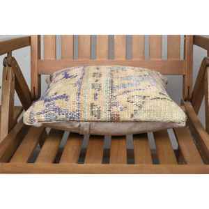 14x14 Beige lana Patchwork Kantha almohada Vintage bordado Floral impreso cojín para sofá hogar decorativo tejido cuadrado - Product Image 5