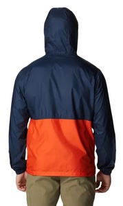 Custom <b>Men's</b> Zip-up Windproof Breathable Hooded Sportswear Waterproof Puffer Windbreaker <b>Jacket</b> Stand Collar Casual for <b>Summer</b> - Product Image 6