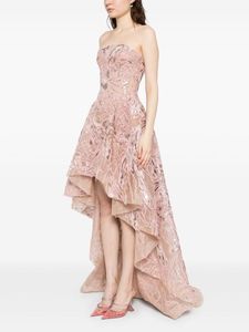 Vestido de Noche de Satén con Lentejuelas para Mujer, Elegante Vestido Largo Asimétrico con Bordado, Cuentas y Malla para el Verano - Product Image 2