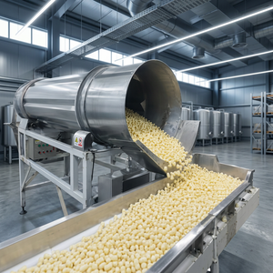 Línea de Sazonado Continuo para Snacks, Equipo de Sazonado de Tambor Único para Fábrica de Alimentos - Product Image 3
