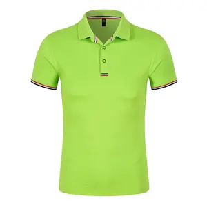 Camiseta polo com estampa de logotipo costela 100% algodão feita no Paquistão