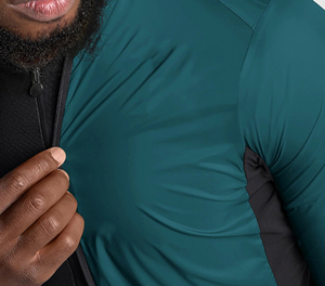 SPRINT SPORTS Unisex Full Zip Windproof Eco-Friendly Quick Dry <b>Cycling</b> <b>Jacket</b> Long Sleeve Mustard Color 100% Polyester Adult - Product Image 5