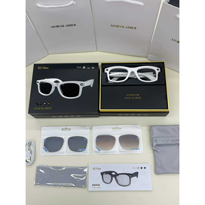 Lunettes intelligentes Aimb S2 Max 1080P avec assistant vocal IA, double caméra, étanches IPX4, monture en métal - Product Image 5