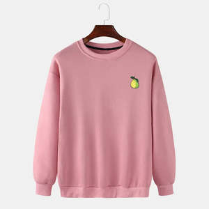 New Manufacturer's High Quality <b>Men</b> <b>Thermal</b> Material 100% Cotton Solid Design Embroidered Pattern Fashionable Sweatshirts - Product Image 4