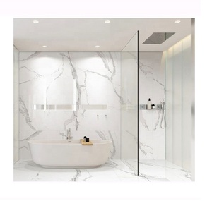 Azulejo de piedra sinterizada de mármol de borde rectificado indio 1200x2400 losa grande resistente al agua superficie lisa de cuerpo completo para ladrillo refractario - Product Image 1