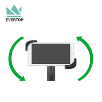 Support universel antivol LSF02B-D pour iPad Pro et tablettes Android Samsung 10 pouces – Idéal pour kiosque et utilisation au sol