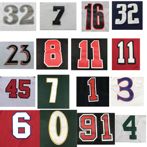 Logo personnalisé Nouveaux styles Maillot de basket-ball Offres Spéciales et de haute qualité pour hommes brodé cousu noir maillot rouge #23 #6 #1 #30 - Product Image 3