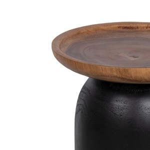 2025 Solid Wood Simple Modern <b>Round</b> Coffee <b>Table</b> for <b>Small</b> Apartments for Home and Living Room - Product Image 4