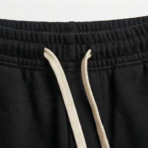 กางเกงจ็อกเกอร์ผ้าฝ้ายออร์แกนิคสำหรับผู้ชาย สีตามสั่ง ผ้าเจอร์ซีย์ ไม่ยับ ทรงลำลอง ขอบขาแบบริบ ใส่สบาย - Product Image 4