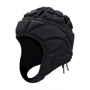 Wholesale Latest Custom Made Soft <b>Padded</b> Headgear Soft Shell Rugby Flag Football Helmet Protective Gear for Soccer Head Guard - Product Image 6