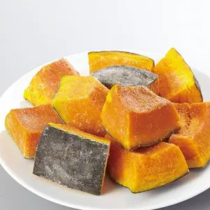 Wholesale frozen pumpkin cut into small cubes natural taste and color with high quality