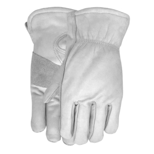 Gants en cuir de vachette renforcé, respirants, avec poignets élastiques, durables, résistants à l'abrasion, pour la sécurité au travail, le jardinage, la conduite de camion - Product Image 5