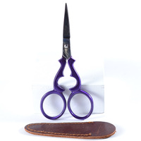 Ciseaux de style Vintage de haute qualité bord dentelé lame en acier inoxydable poignée fantaisie pour bricolage broderie manucure usage industriel