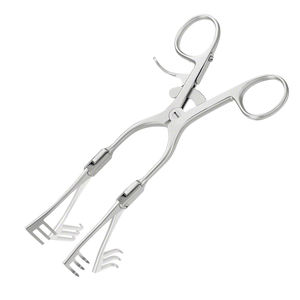 Retractor (self การรักษา), 170มม. (6 34), ฟัน (3x3), กึ่งคม, ไม่ผ่านการฆ่าเชื้อ, retractor นำมาใช้ใหม่ได้ - Product Image 6