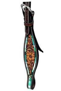 Nouveau Design Western Tack Set pour l'équitation Meilleur Prix Cuir Headstall Collier de poitrine Wither Strap Sculpté pour équestre - Product Image 6