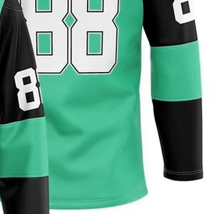 Camiseta y camiseta de hockey sobre hielo con diferentes nombres y números de jugadores de alta calidad - Product Image 6