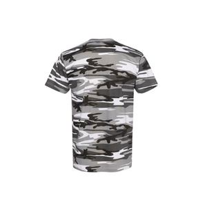 Haute qualité gris hommes surdimensionné col rond tenue décontracté imprimé personnalisé à manches courtes tricoté tissu T-Shirt en gros pas cher - Product Image 2