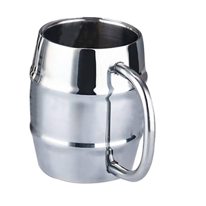 Tasse mule de Moscou martelée en acier avec poignée tasse mule en gros pour usage fait main à vendre - Product Image 1