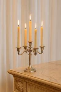 ROSHAN HANDICRAFTS Candelabro de Metal/Hierro Hecho a Mano, Ecológico, de Alta Calidad, con Forma Personalizable, Decoración para el Hogar, Cumpleaños - Product Image 4