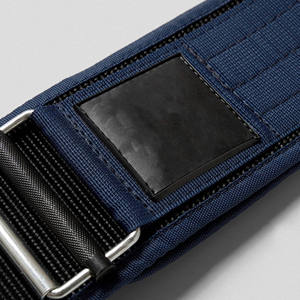 Custom Wholesale Nylon Weightlifting Belt with Self Lock Buckle CrossFit Training Belt Fitness Powerlifting Support Belt - Product Image 4