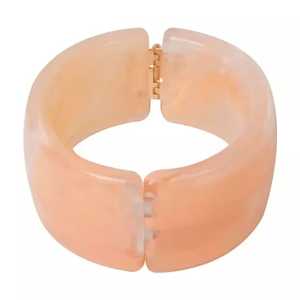 Bracelet en résine fait main indien pour femme, bracelet large et épais en résine irrégulière mouchetée avec plusieurs couleurs - Product Image 6