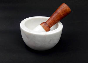 Ensemble de pailles en mortier de marbre personnalisé, gris, noir, pièces, pour le broyage des herbes, les épices, les fruits secs, ustensiles de cuisine - Product Image 4