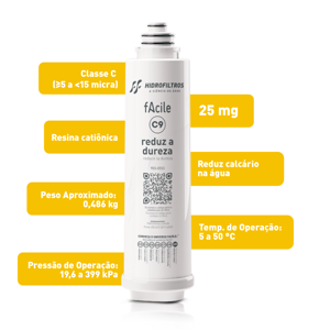 Recambio de Repuesto para Suavizador de Agua Facile C9 |   Resina Catiónica de Intercambio Iónico |   Calidad alimentaria ISO 9001 - Product Image 5