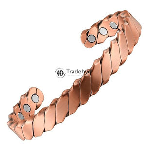 Premium Quality Copper Therapy <b>Fashion</b> <b>Bracelets</b> for Arthritis Stylish Wellness Jewelry Gift for Him Her by Tradebyd - Product Image 1