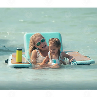Prix Réel Flottant Eau Salon Gonflable Hangout Chaise Piscine Chaise Flotteurs pour Mer Gonflable Eau Amusement Installations