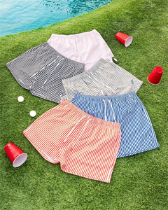 2025 nouveau été hommes Shorts de sport respirant décontracté course Fitness Shorts de plage avec des rayures à la mode pantalons de survêtement en plein air - Product Image 1