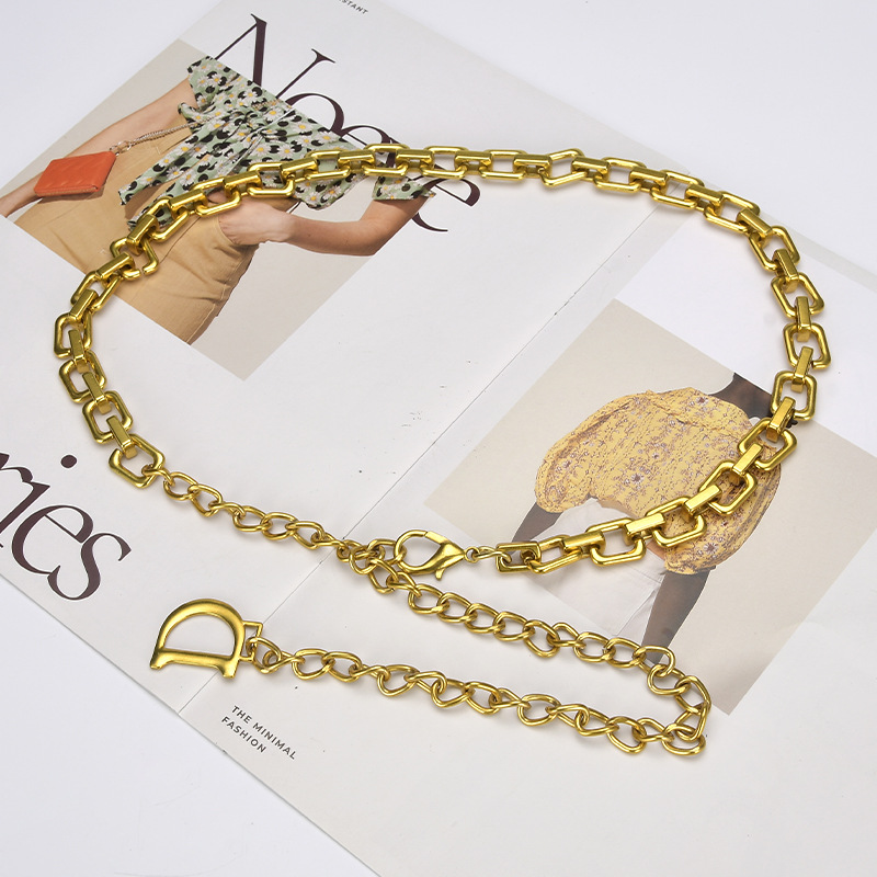 Золотая металлическая цепочка, жемчужный декоративный пояс, женские ремни, поясной ремень для платья, ремни для пальто с подвеской для женщин, для женщин