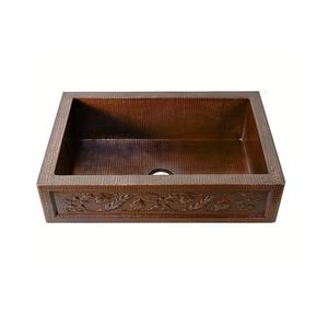 New Farmhouse Short Apron Harvest Vine Copper Bar <b>Bucket</b> Sink Double Wall Handmade Kitchen <b>Bucket</b> Direct Manufacturer Supplier - Product Image 1