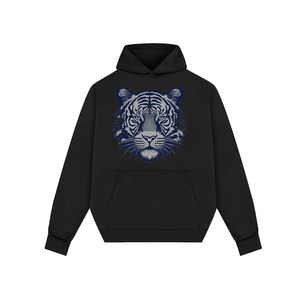 Custom Logo Embroidered Winter Men's Streetwear High Quality <b>Drop</b> Shoulder Hoodies Heavyweight Fleece Sports Sweatshirts - Product Image 2