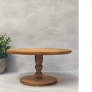 New Designer <b>Wooden</b> <b>Cake</b> <b>Stand</b> With Lid Golden Color <b>Wooden</b> Serving <b>Cake</b> <b>Stand</b> for Hotel Restaurant & Events - Product Image 4