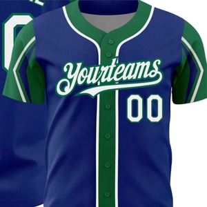 Camiseta de Béisbol y Sóftbol Sublimada a Todo Color Personalizada, Transpirable, con Colores de Equipo Personalizados, Número de Jugador, 100% Poliéster - Product Image 2