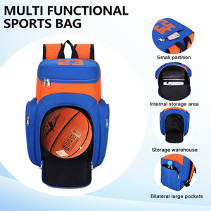 Sac à dos d'équipe de basketball, léger, décontracté, souple, grand sac de sport, sac d'entraînement scolaire avec plusieurs compartiments pour les équipes SBBP-0005 - Product Image 2