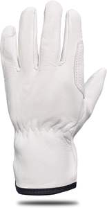 Guantes de tela de cuero resistente al fuego duraderos impresos con logotipo personalizado ajuste seguro para uso industrial al aire libre térmico para uso diario - Product Image 4