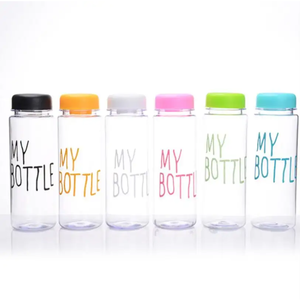 Custom Logo 300ml/500ml Clear Plastic Water <b>Bottle</b> Cute Portable <b>Sport</b> Gym Travel Drinking <b>Bottle</b> with Custom Logo Made Vietnam - Product Image 2