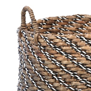 <b>Large</b> round multi-purpose water hyacinth woven <b>basket</b> Handmade <b>Storage</b> <b>Basket</b> Wholesale eco-friendly Made in Vietnam - Product Image 4