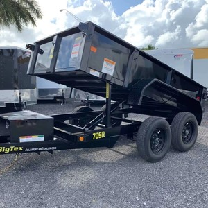 High Quality 7x14 Heavy-Duty Dump <b>Trailer</b> with Ramps Cargo & Utility <b>Trailers</b> - Product Image 6