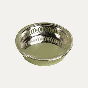 Luxury Stainless Steel Nickel Plated Bottle <b>Coaster</b> for Hotels Restaurants Adds Shine to Dining Presentation - Product Image 5