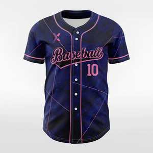 Camiseta de Béisbol para Hombre en Stock, 100% Algodón, Impresión por Sublimación, Fabricante Mayorista - Product Image 2