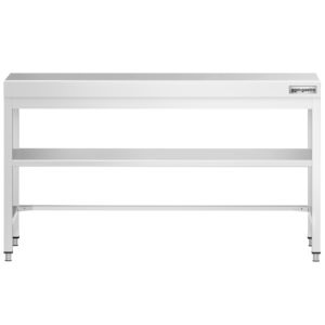 Commercial <b>Stainless</b> <b>Steel</b> Centre <b>Table</b> PREMIUM - 1800x800mm - with Undershelf - with Cross Bracing - Product Image 3